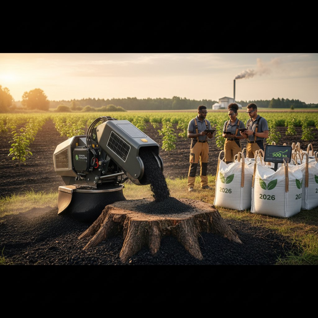 Turn Tree Stumps into Biochar for Sustainable Income | treemais.com ...