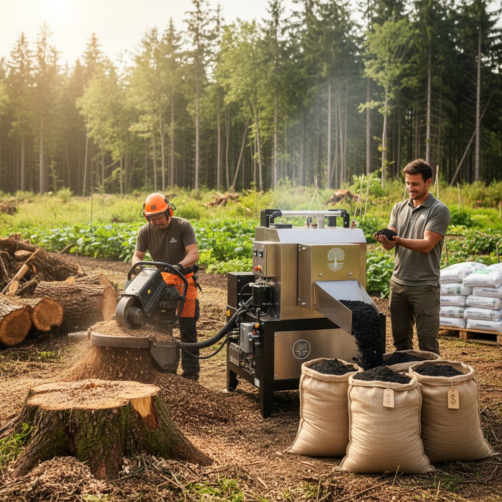 Convert Stump Waste to $400/Ton Biochar for Profit | treemais.com ...