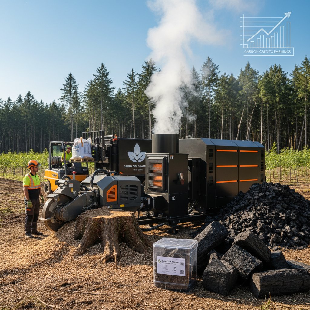 Transform Tree Stumps into $200 per Ton Biochar Revenue | treemais.com ...