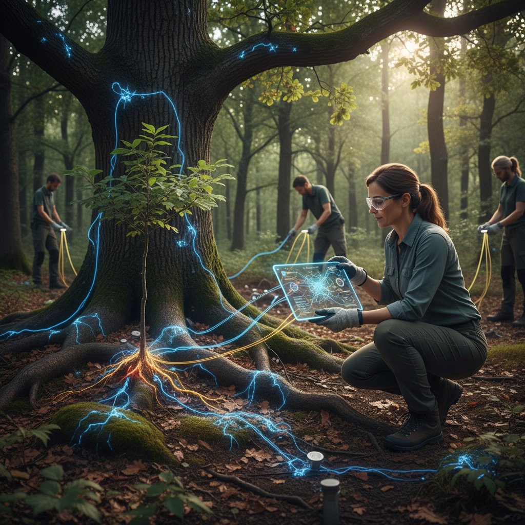 Tree Roots Communication Trees Communicate Through Underground Fungi Networks: Revolutionizing ...