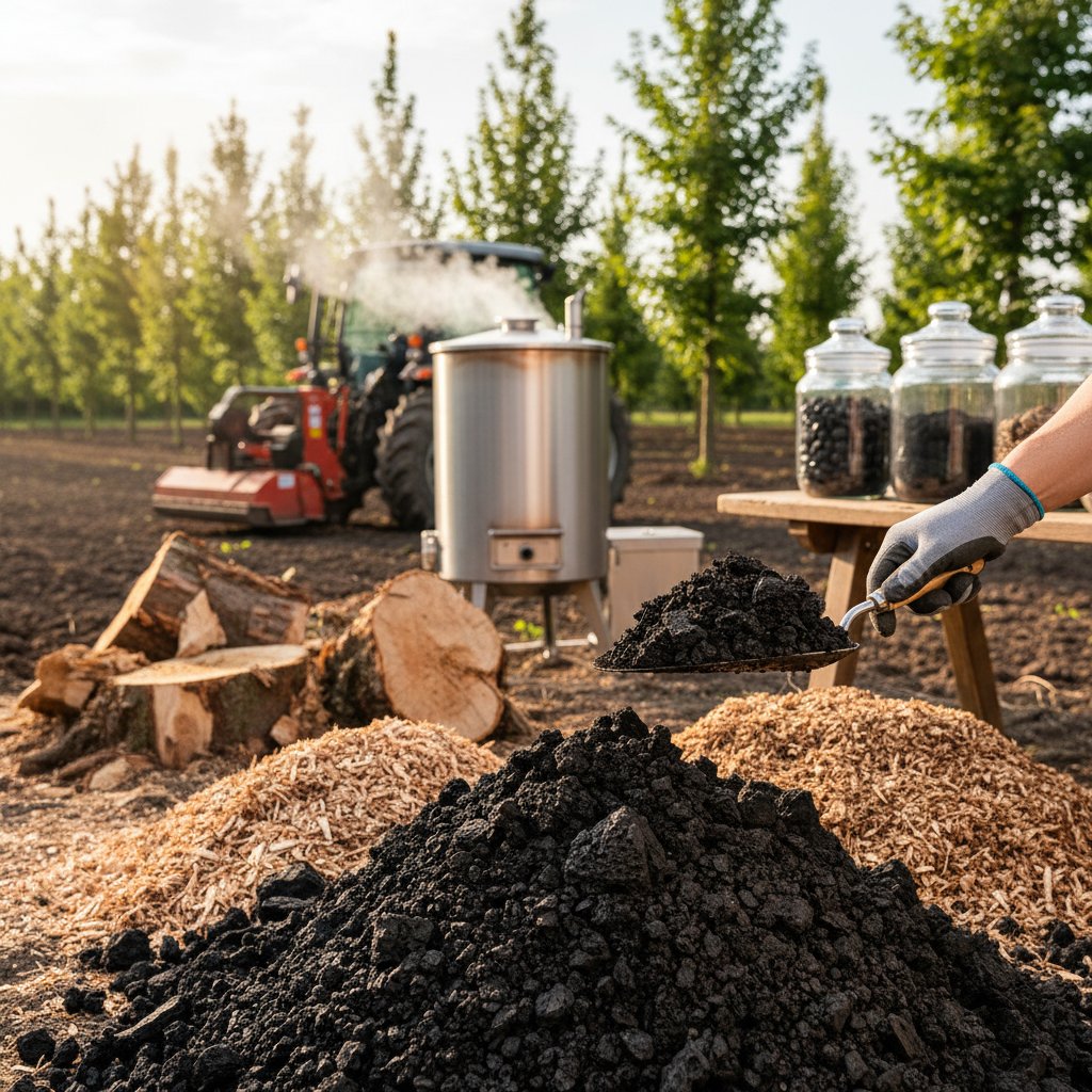 Convert Stump Grinding Waste to Biochar and Earn Up to 500 Dollars per ...